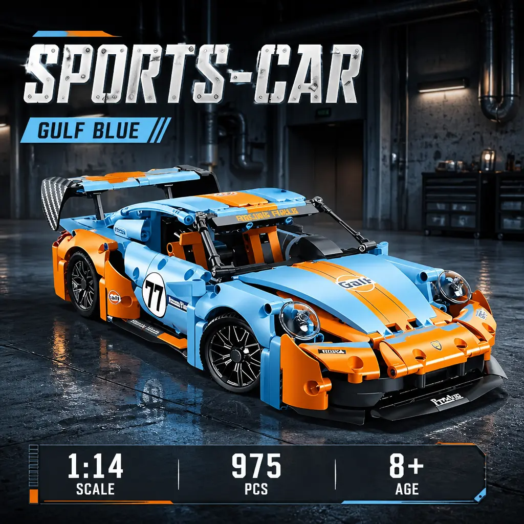 Event Launch Party - 975PCS Technical Building Blocks Sports Car