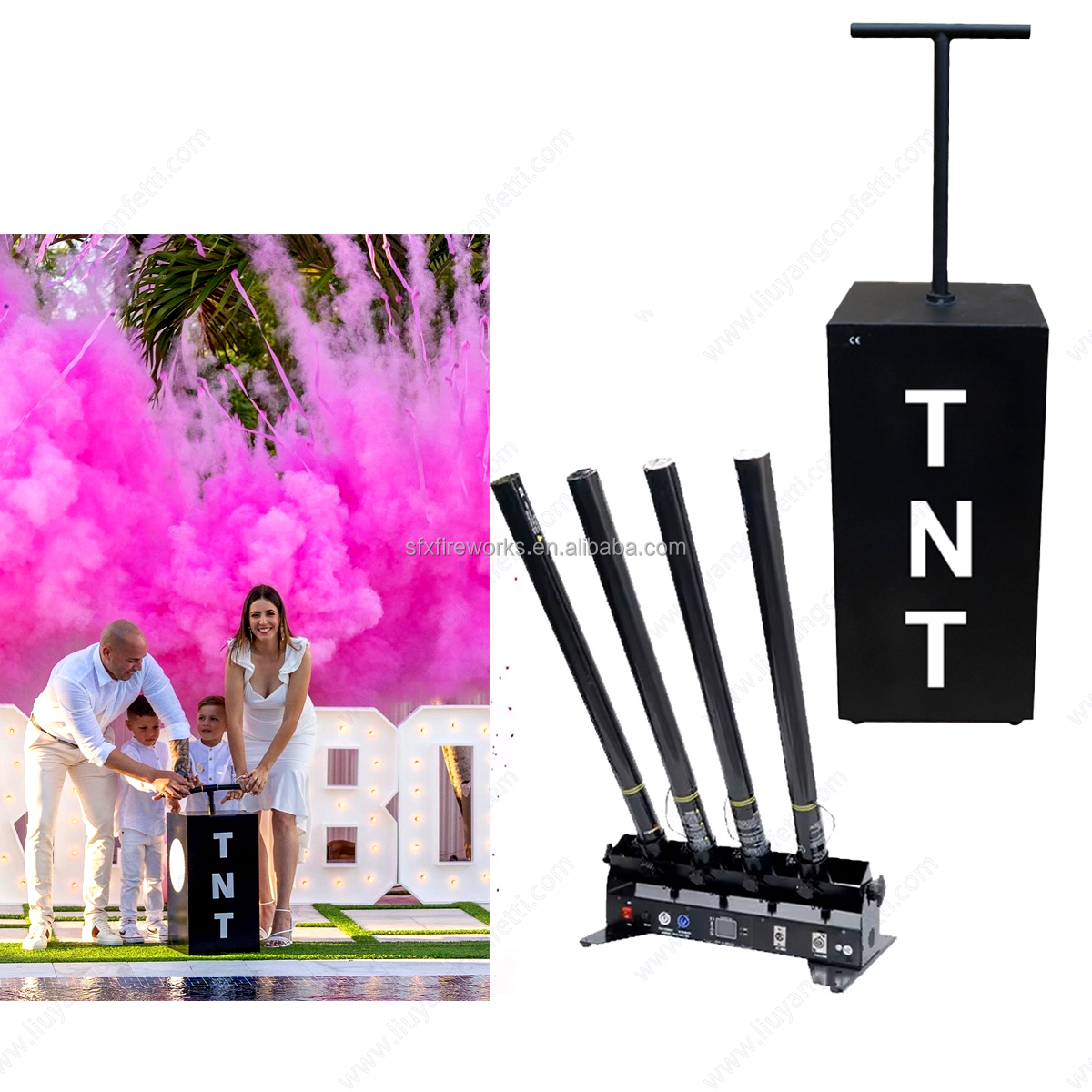 Electric Gender Reveal Smoke B – Confetti Cannon Tube Bewertung und Preis