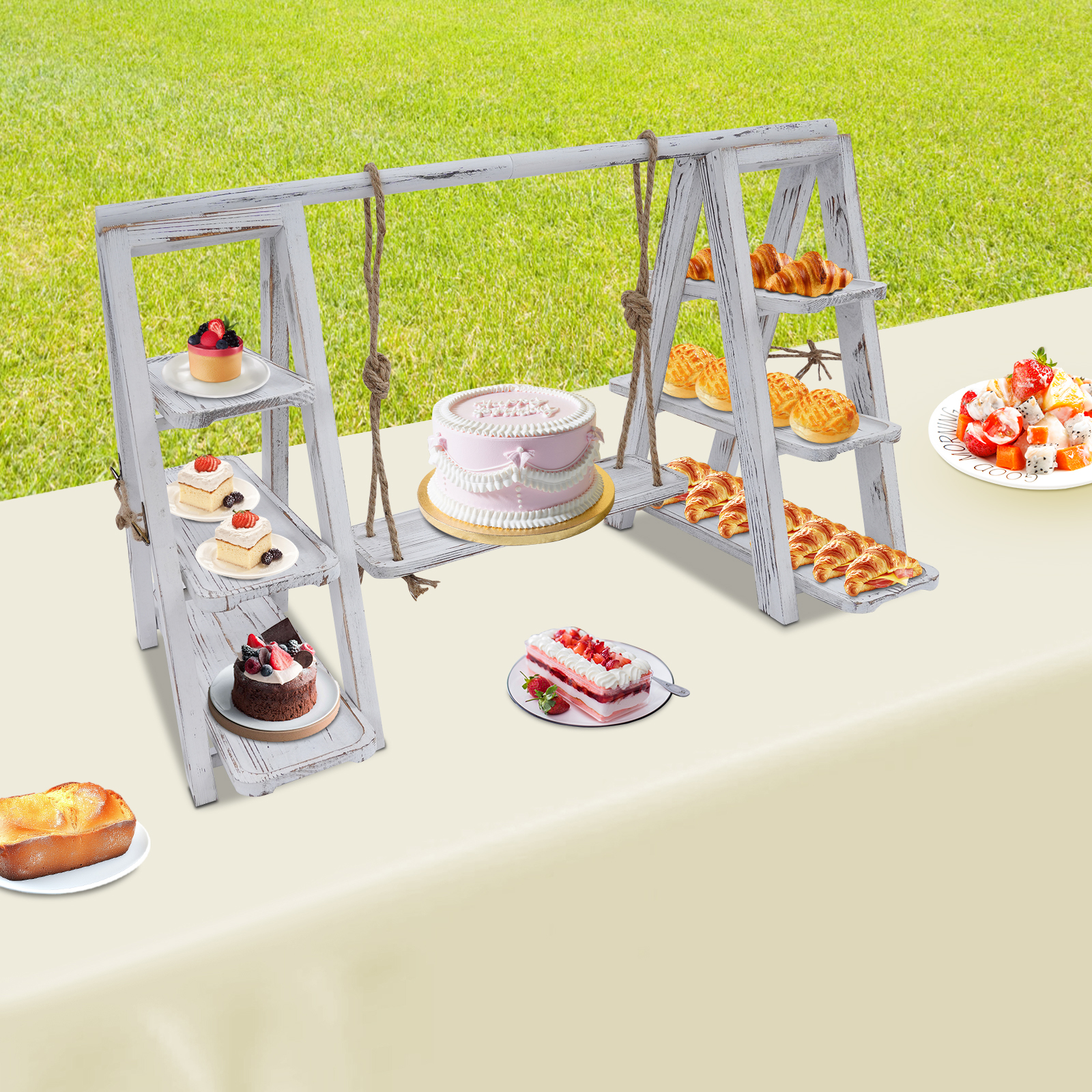 3-Tier A-Shape Cupcake Stand W – Cupcake Stand Tier Bewertung und Preis