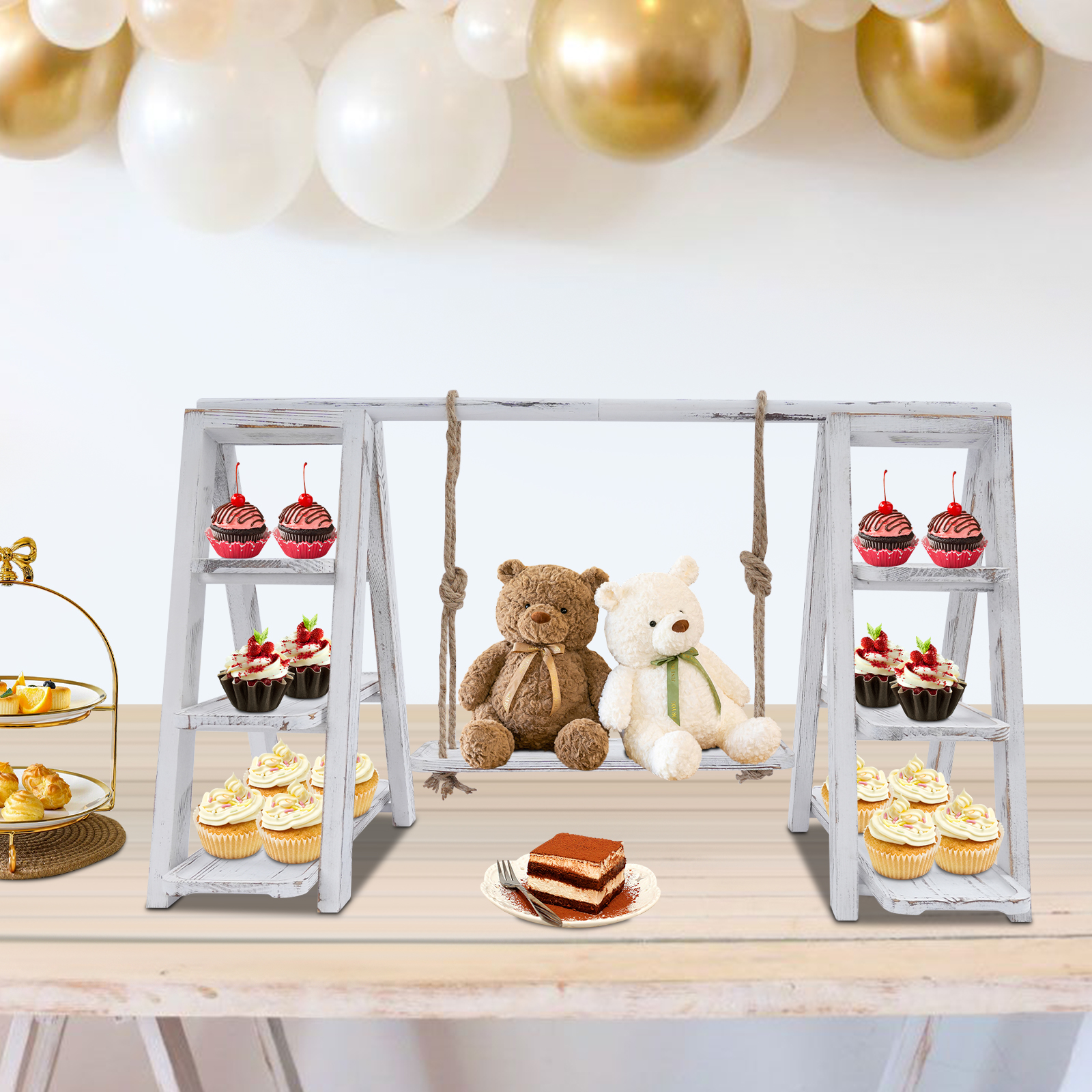 3-Tier A-Shape Cupcake Stand W – Cupcake Stand Tier Bewertung und Preis