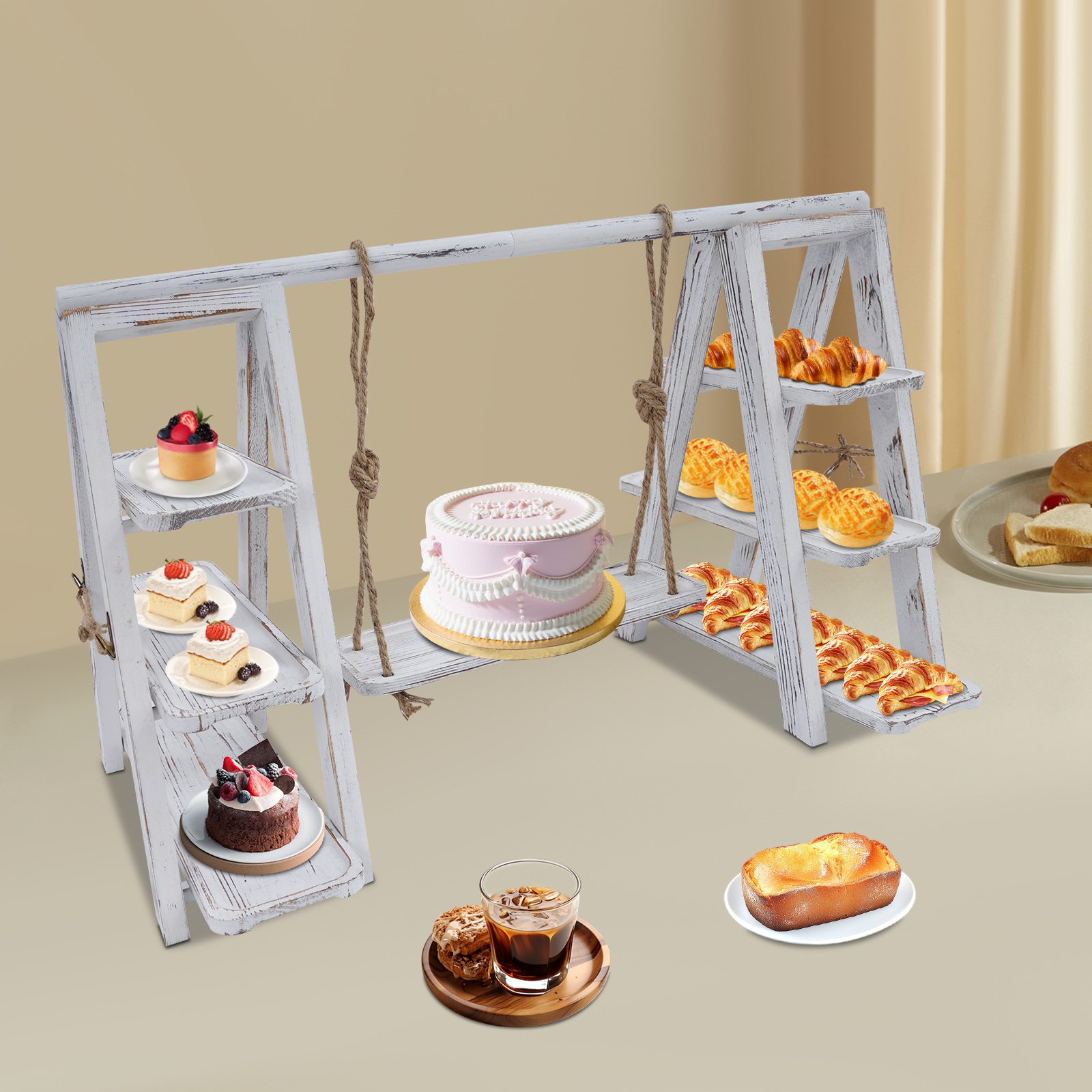 3-Tier A-Shape Cupcake Stand W – Cupcake Stand Tier Bewertung und Preis