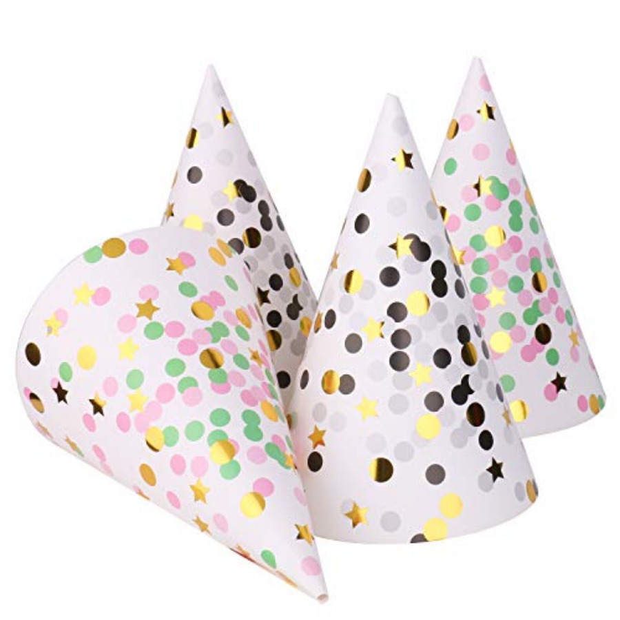 Boieo Gold Polka Dot Birthday  – Party Hat Cone Bewertung und Preis