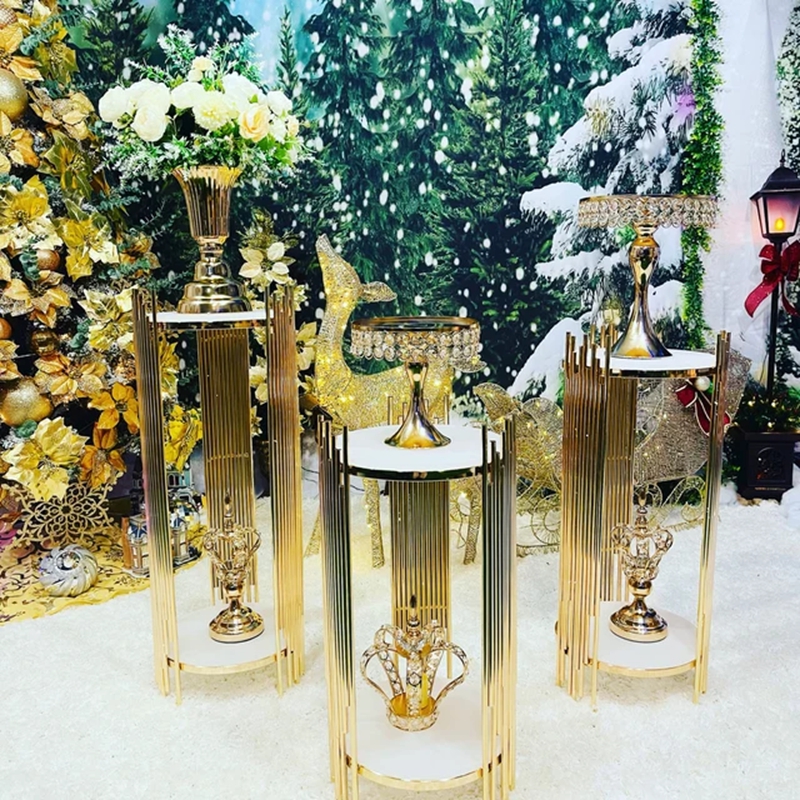 decoration gold metal walkway  – Dessert Table Backdrop Bewertung und Preis