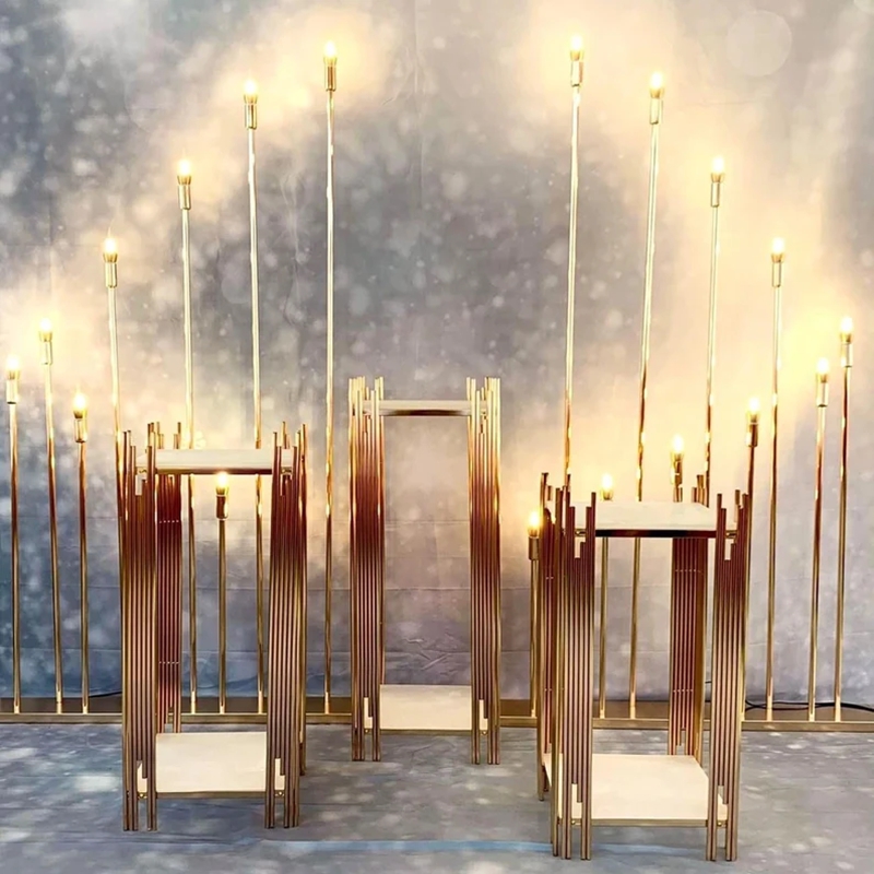 decoration gold metal walkway  – Dessert Table Backdrop Bewertung und Preis