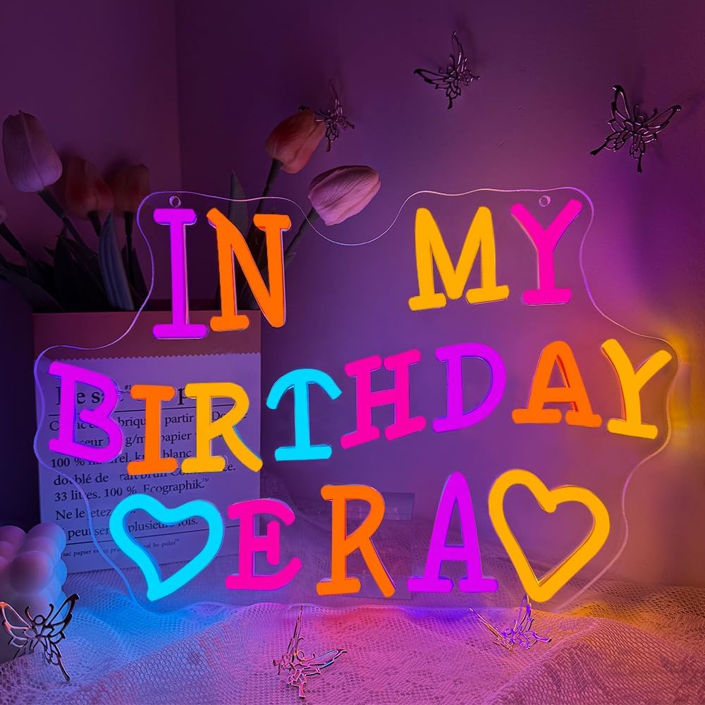 Happy Birthday Neon Sign USB P – Neon Sign Party Bewertung und Preis
