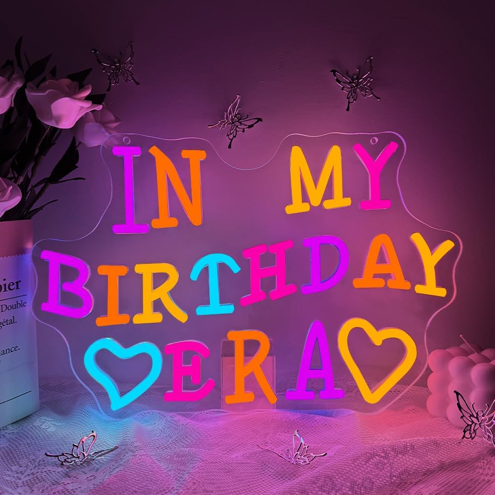 Happy Birthday Neon Sign USB P – Neon Sign Party Bewertung und Preis