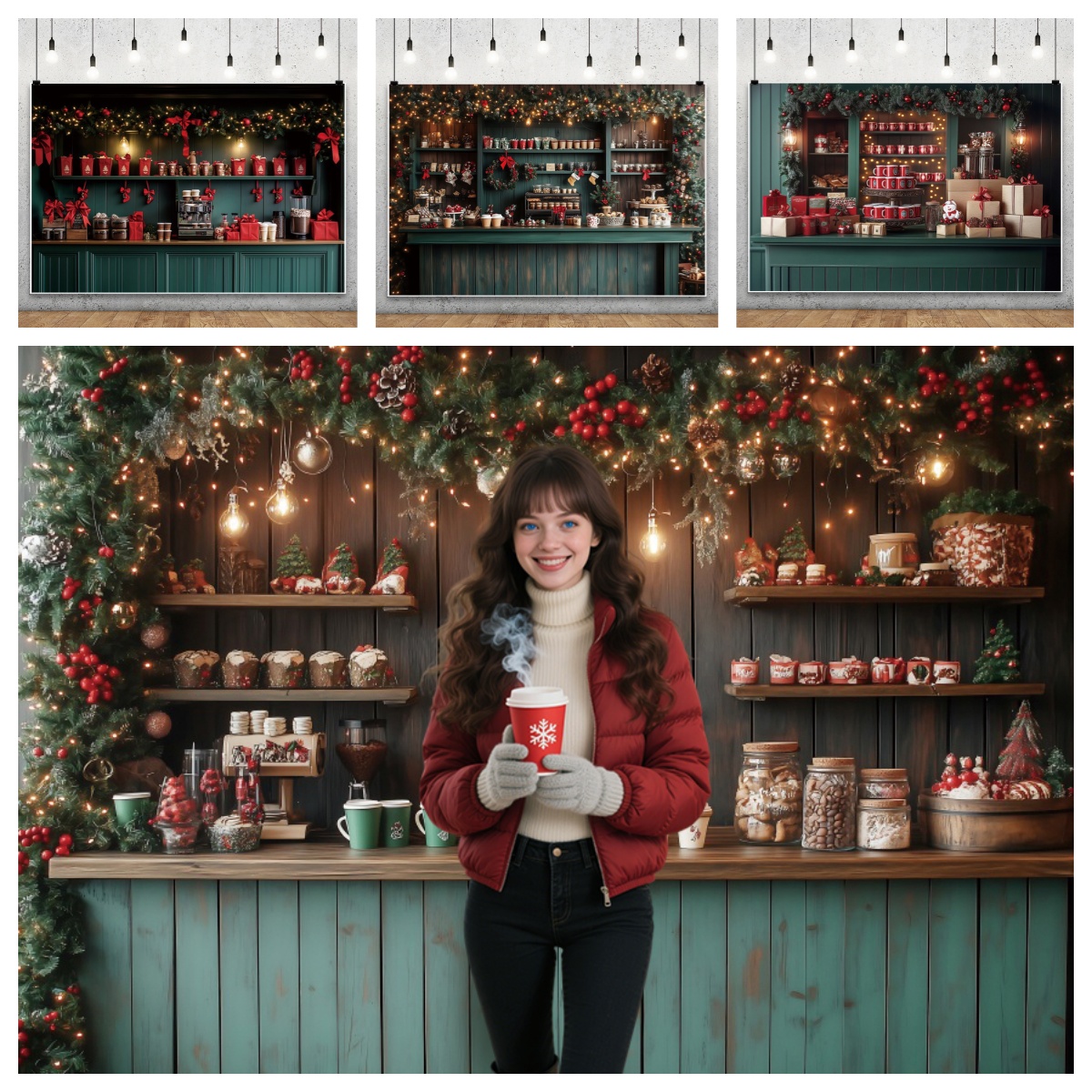Christmas Photography Backdrop – Dessert Table Backdrop Bewertung und Preis