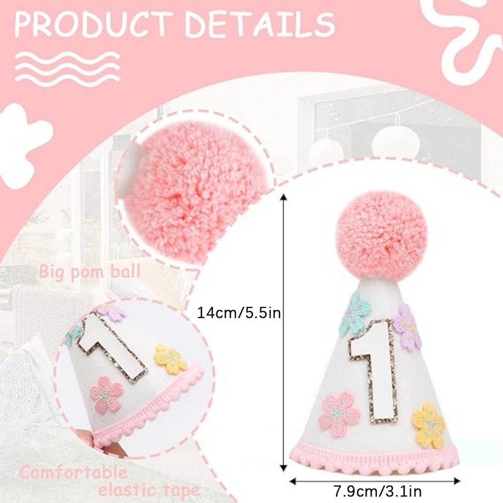 Colorful Floral Cone-Shaped Bi – Party Hat Cone Bewertung und Preis