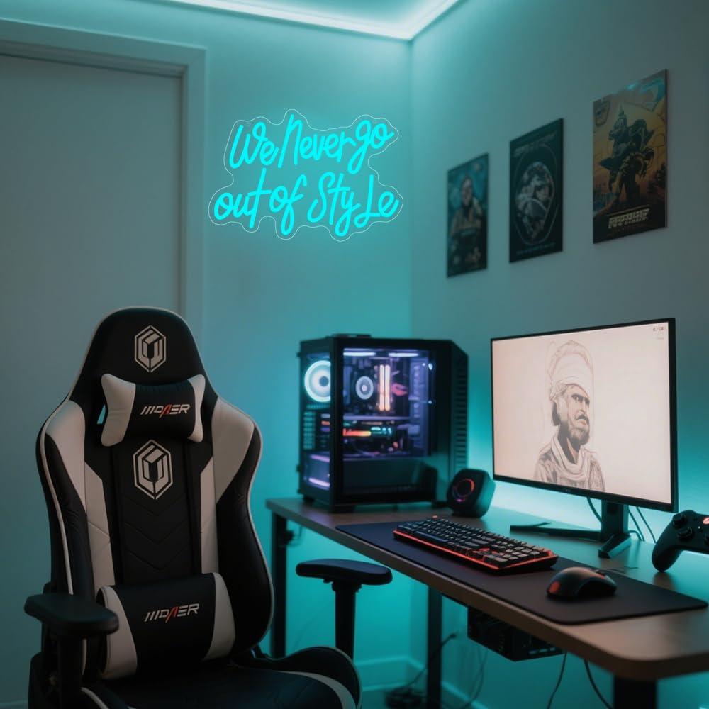 We Never Go Out Of Style Neon  – Neon Sign Party Bewertung und Preis