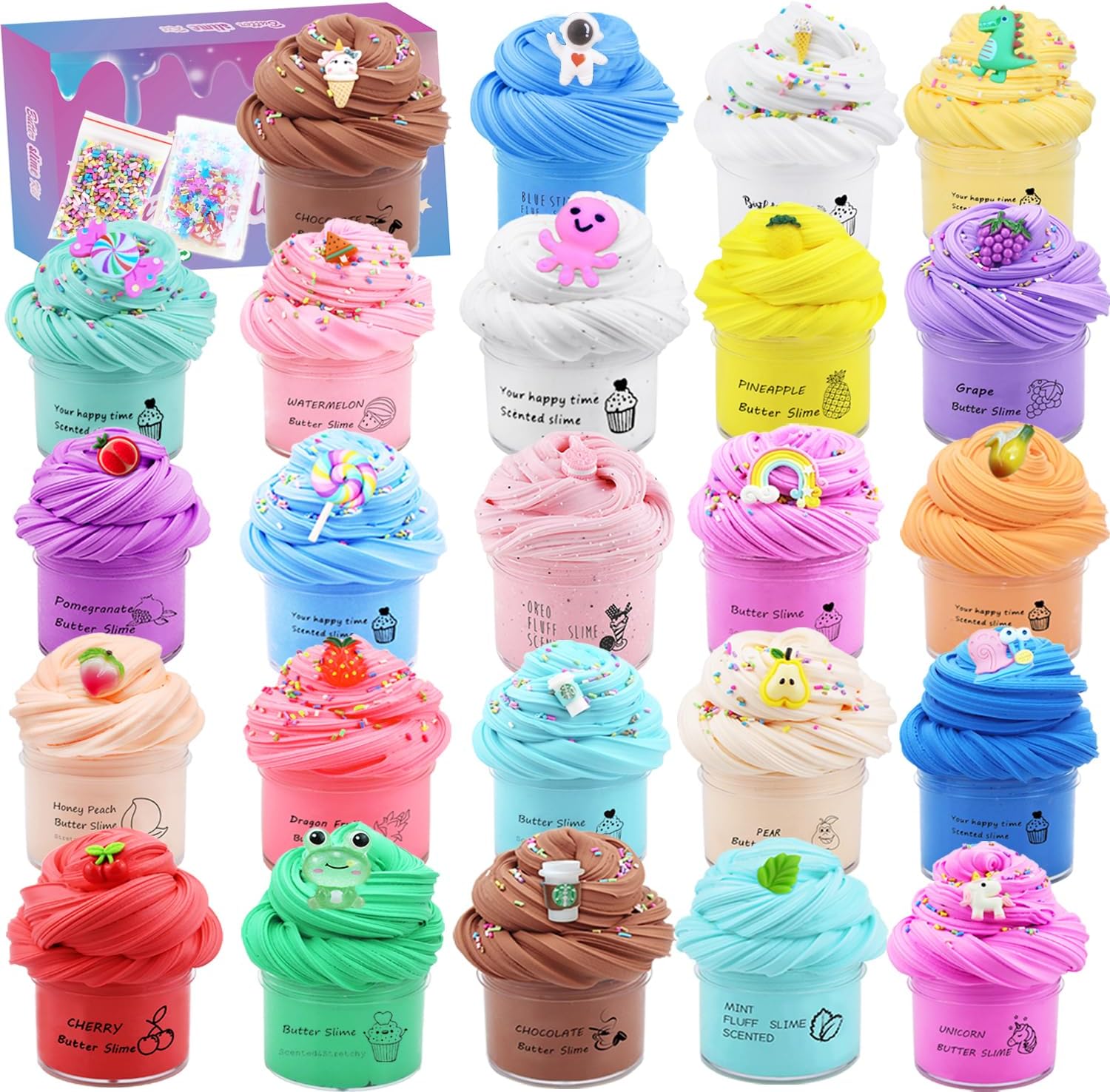 24 Pack Butter Slime Kit, Part – Party Favor Bag Bewertung und Preis