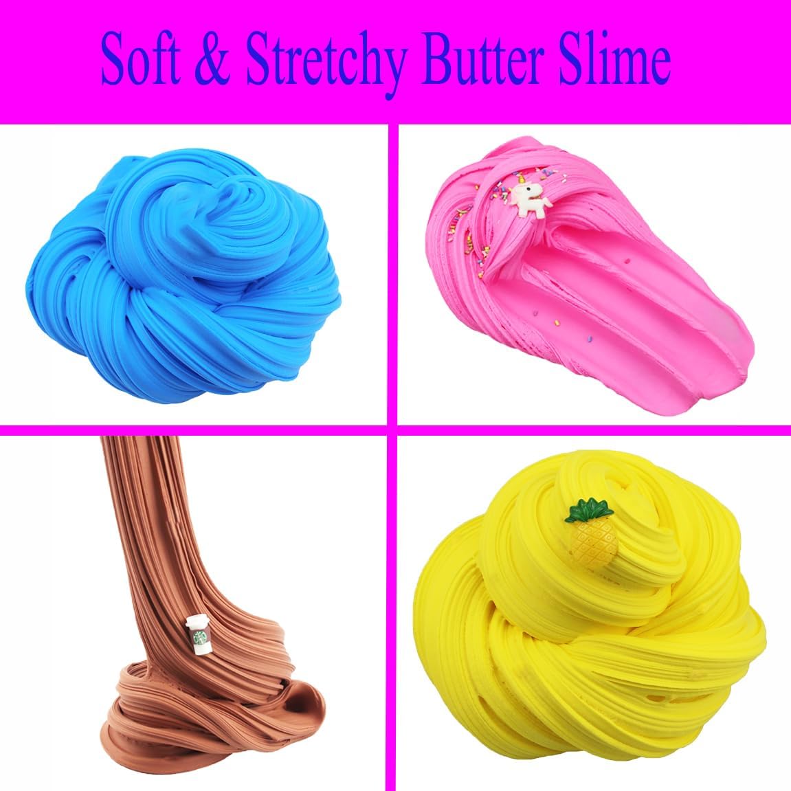 24 Pack Butter Slime Kit, Part – Party Favor Bag Bewertung und Preis