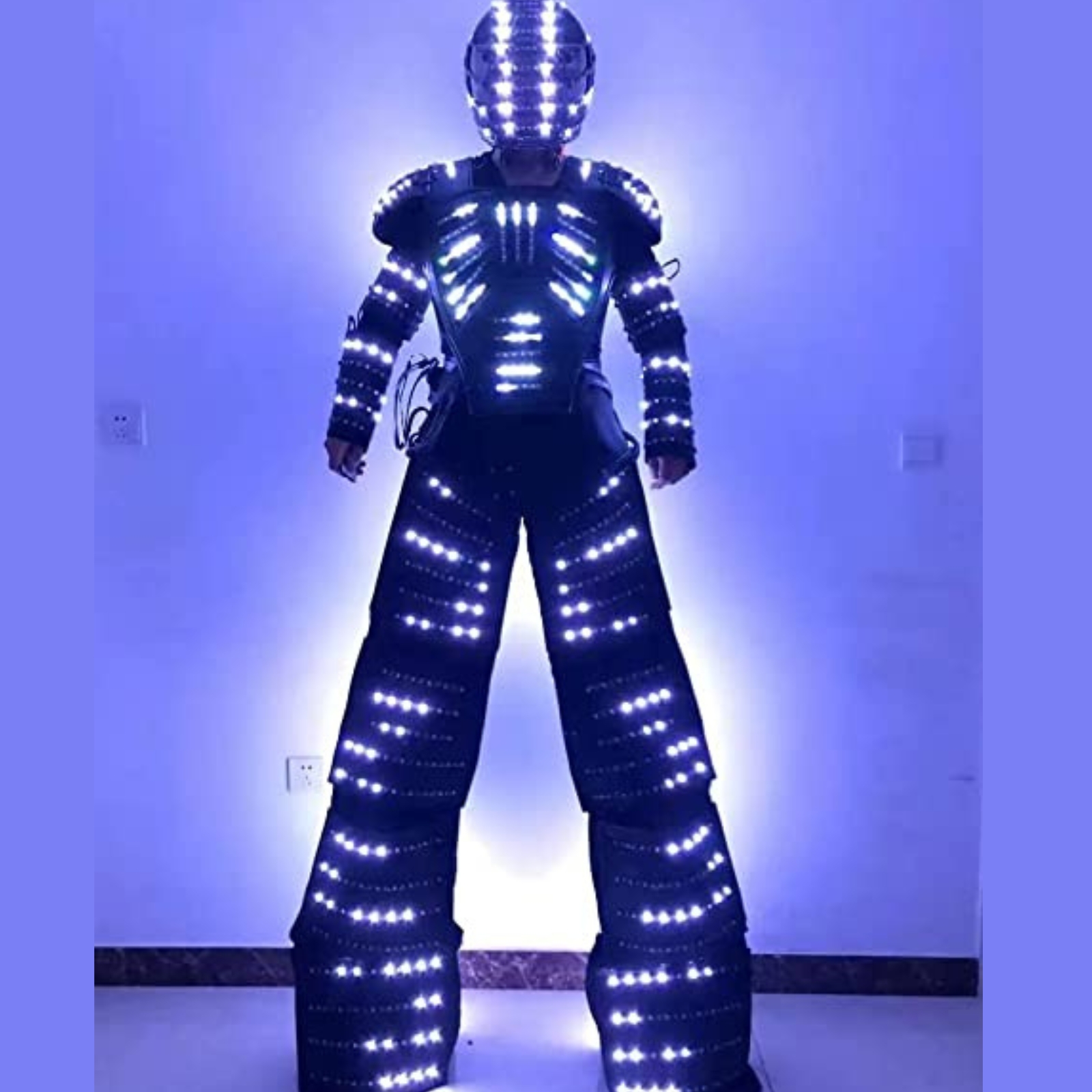 Adult LED Robot Costume Lumino – Event Party Dj Bewertung und Preis