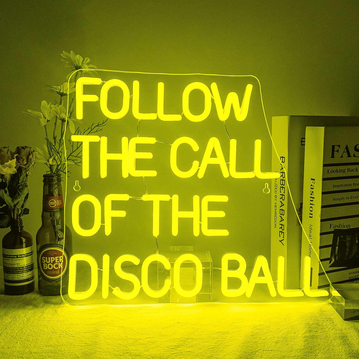 Follow The Call Of The Disco B – Neon Sign Party Bewertung und Preis