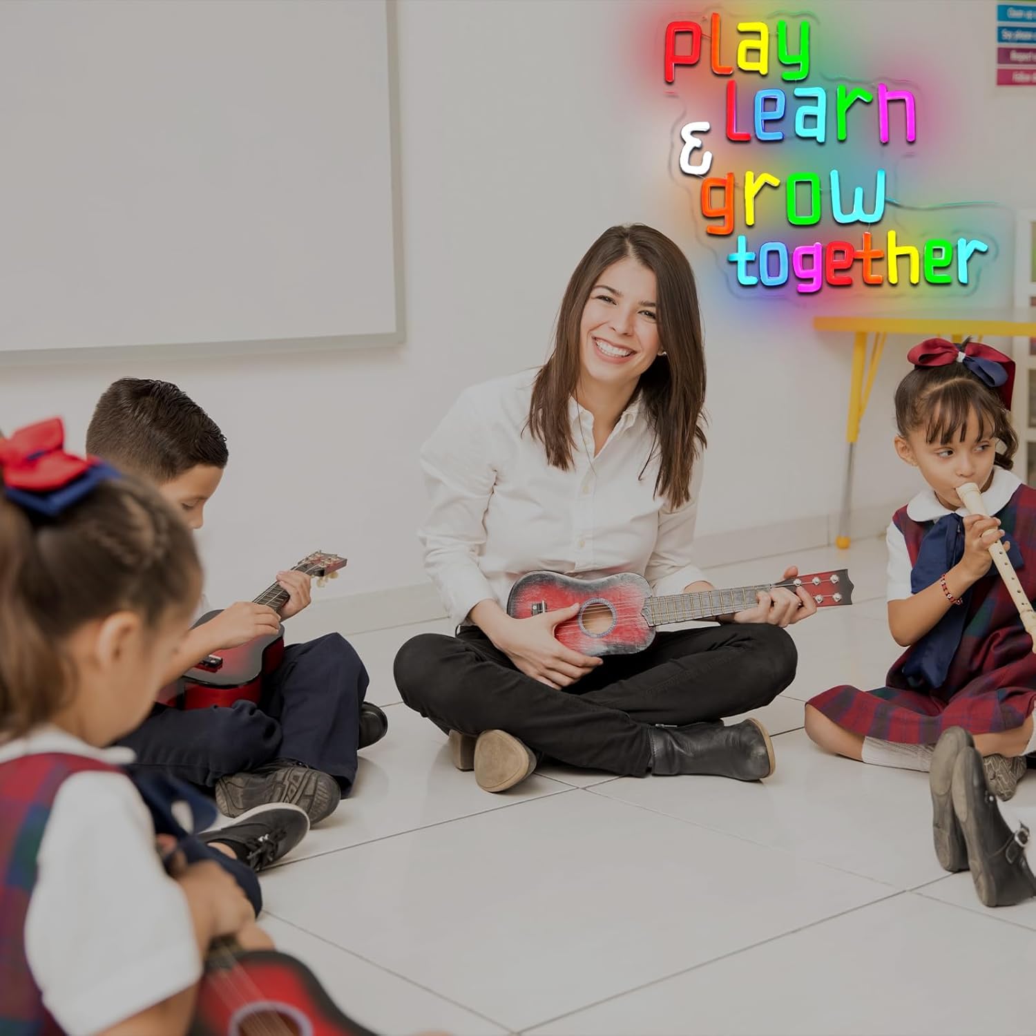 Play Learn Grow Together Neon  – Neon Sign Party Bewertung und Preis