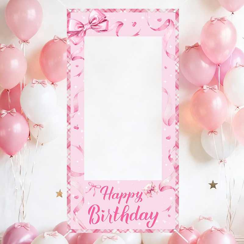 Pink Bow Photo Booth Frame Swe – Photo Booth Frame Bewertung und Preis