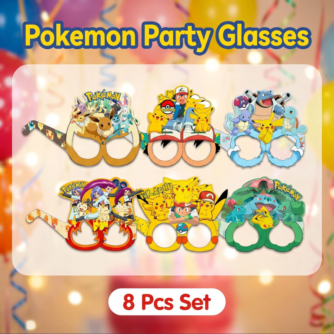 Pokémon-themed paper glasses.  – Supply Event Bewertung und Preis
