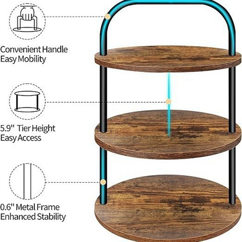 ABLN-Wooden Cupcake Stand Dess – Cupcake Stand Tier Bewertung und Preis
