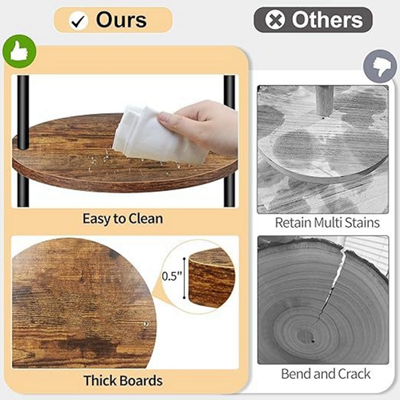 ABLN-Wooden Cupcake Stand Dess – Cupcake Stand Tier Bewertung und Preis