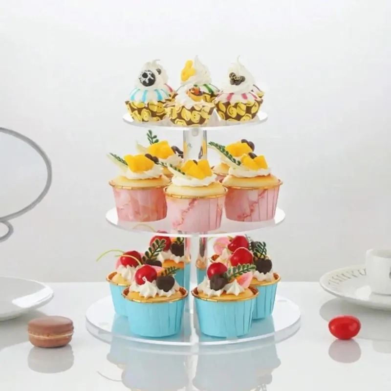 Clear Acrylic 3-5 Tier Cupcake – Cupcake Stand Tier Bewertung und Preis