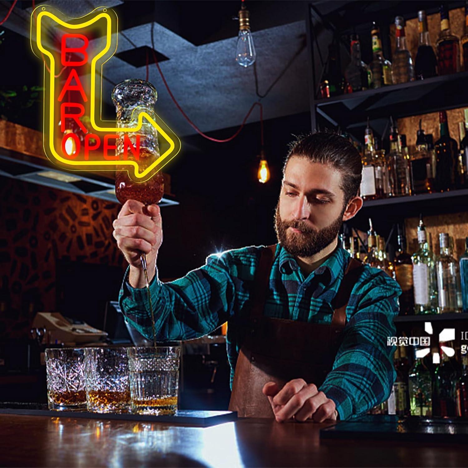 Bar Open Neon Sign Open USB Di – Neon Sign Party Bewertung und Preis