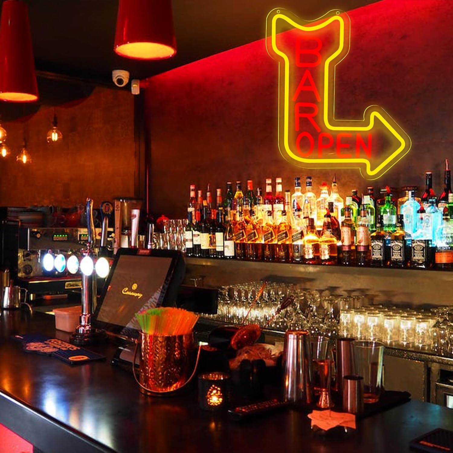 Bar Open Neon Sign Open USB Di – Neon Sign Party Bewertung und Preis