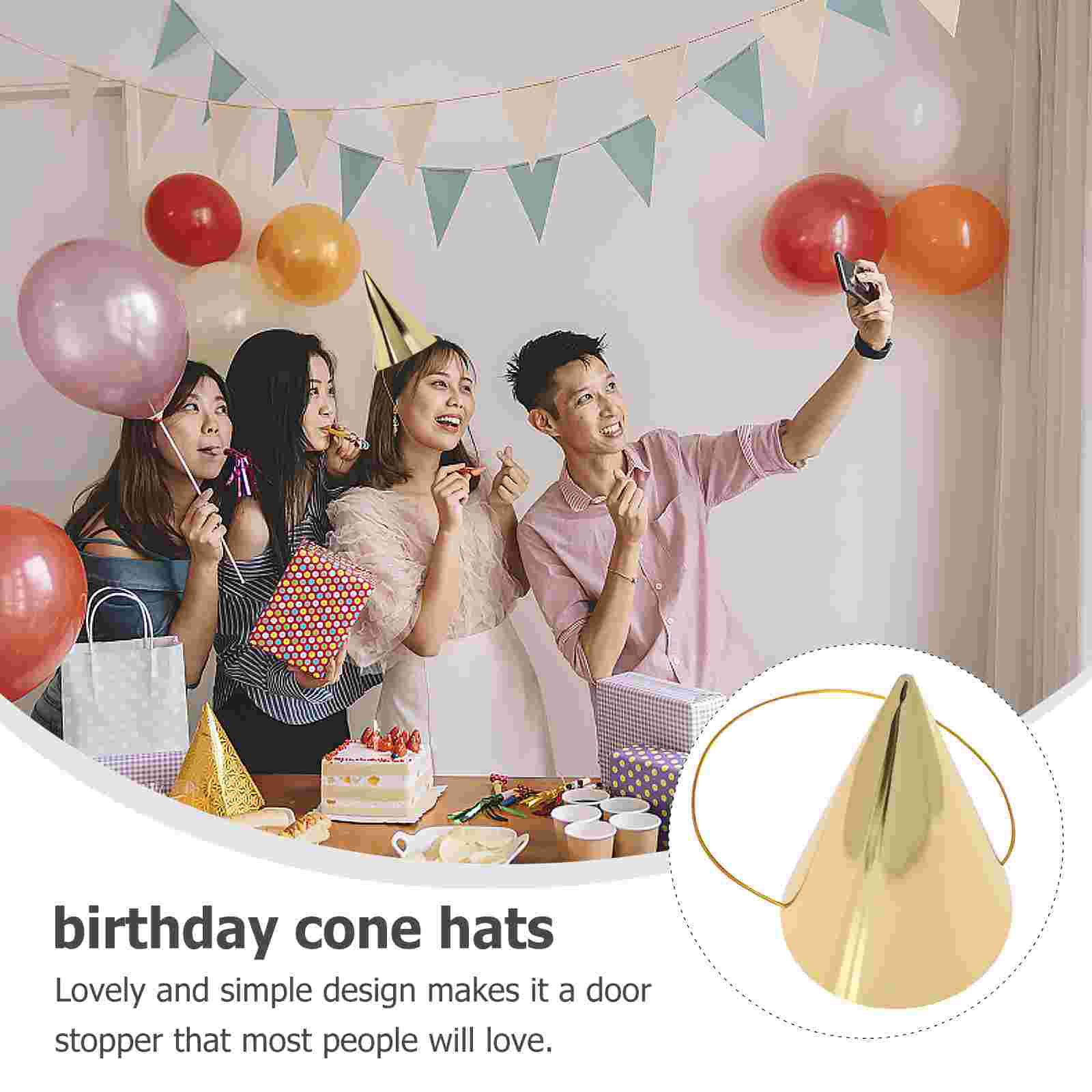  8 Pcs Birthday Hat Celebratio – Party Hat Cone Bewertung und Preis