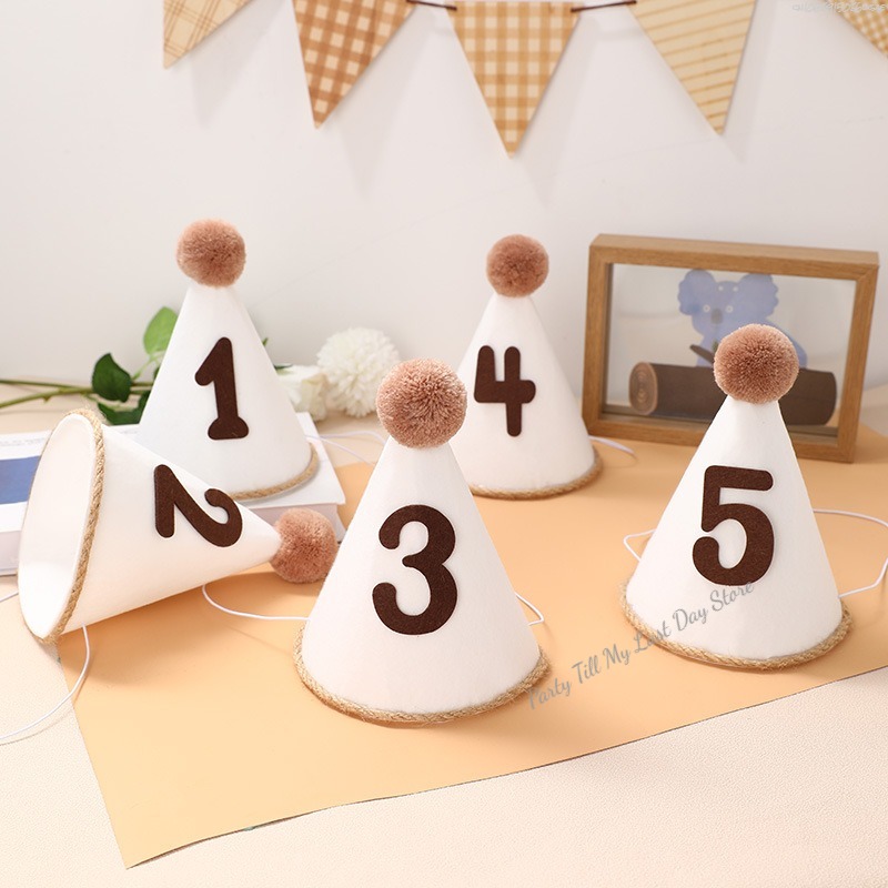 1Pc INS Kids Birthday Hat Non- – Party Hat Cone Bewertung und Preis