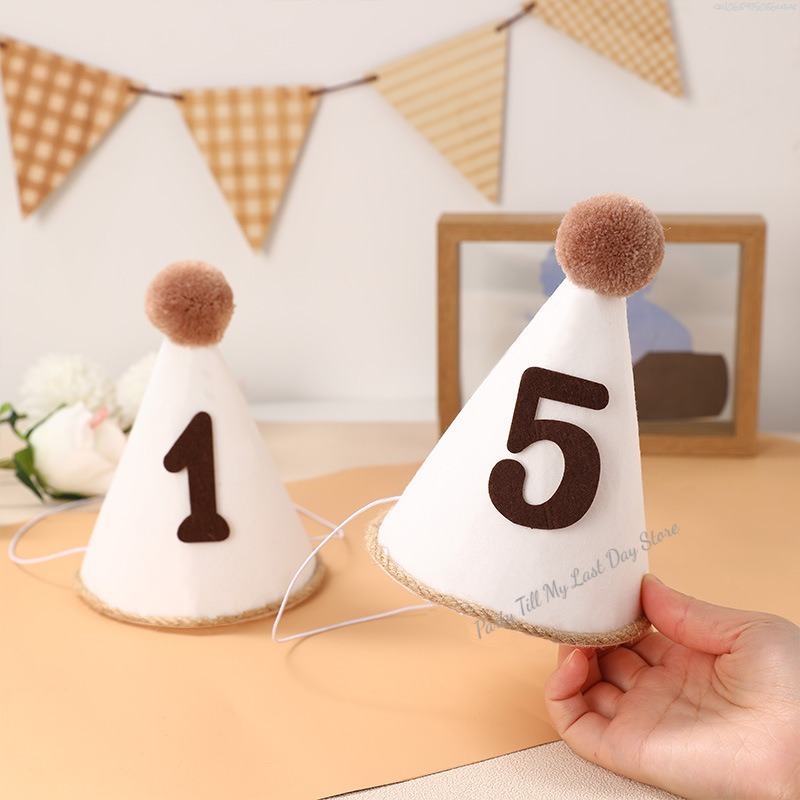 1Pc INS Kids Birthday Hat Non- – Party Hat Cone Bewertung und Preis