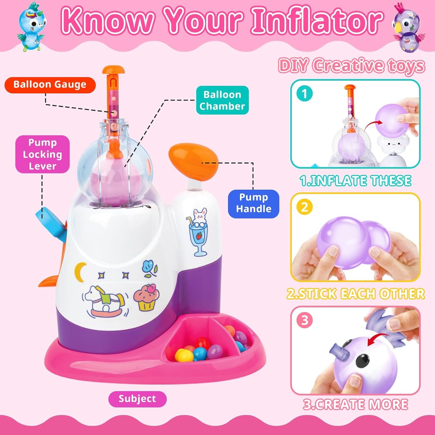 DIY Balloon Animal Kit with Pu – Balloon Pump Hand Bewertung und Preis