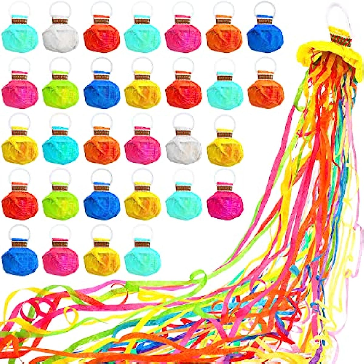10Pcs Poppers Hand Throw Strea – Confetti Cannon Tube Bewertung und Preis