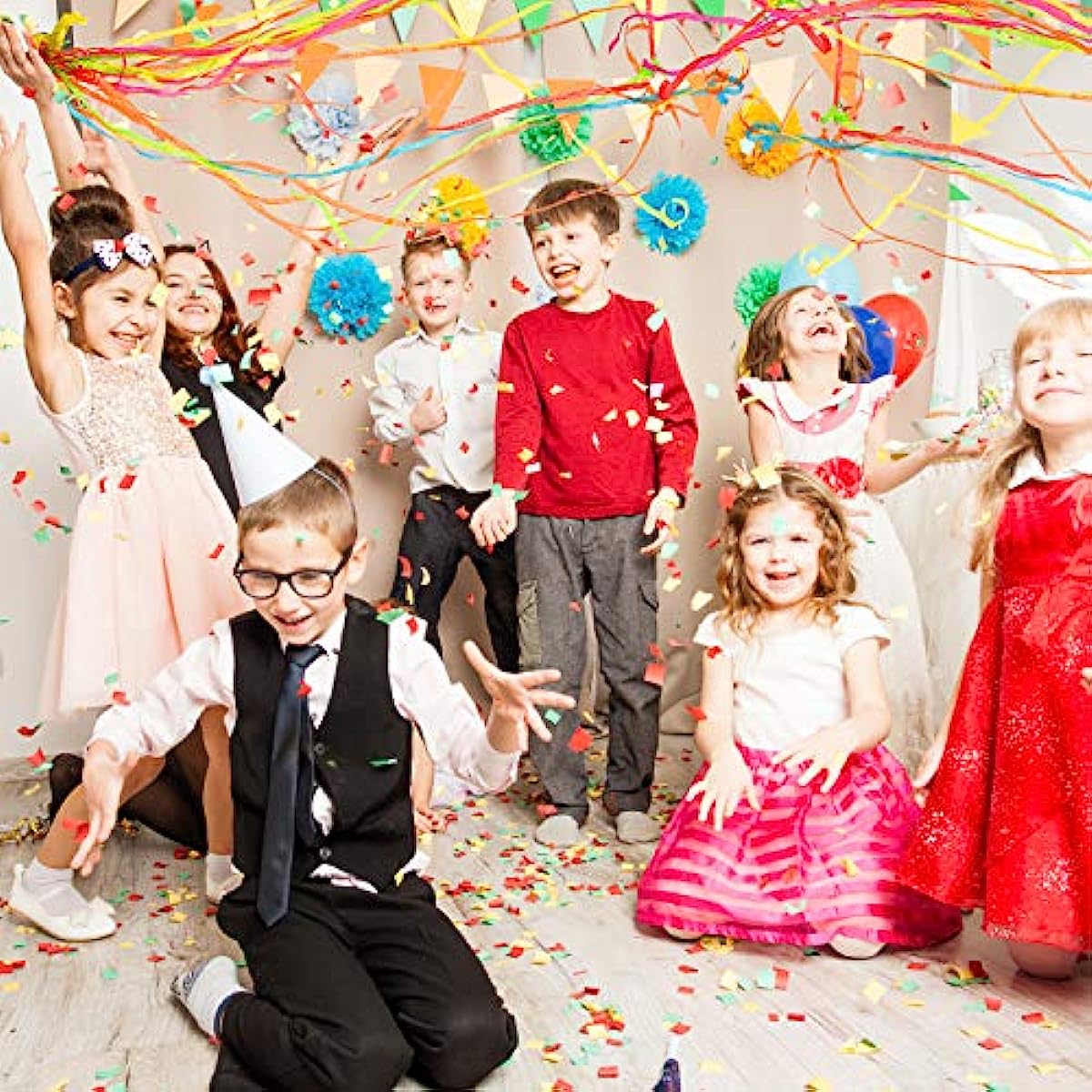 10Pcs Poppers Hand Throw Strea – Confetti Cannon Tube Bewertung und Preis