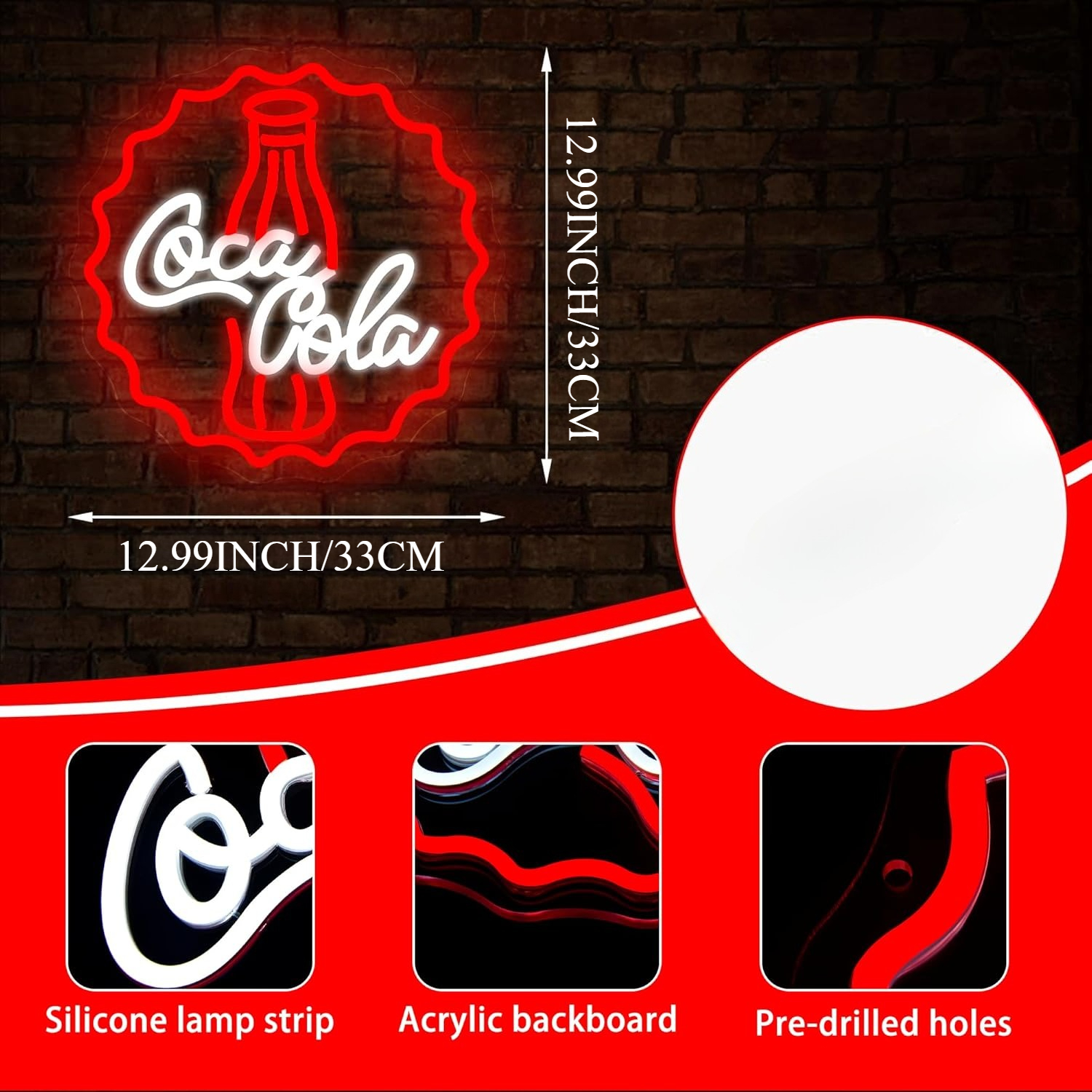 Cola Neon Sign Art Wall Light  – Neon Sign Party Bewertung und Preis