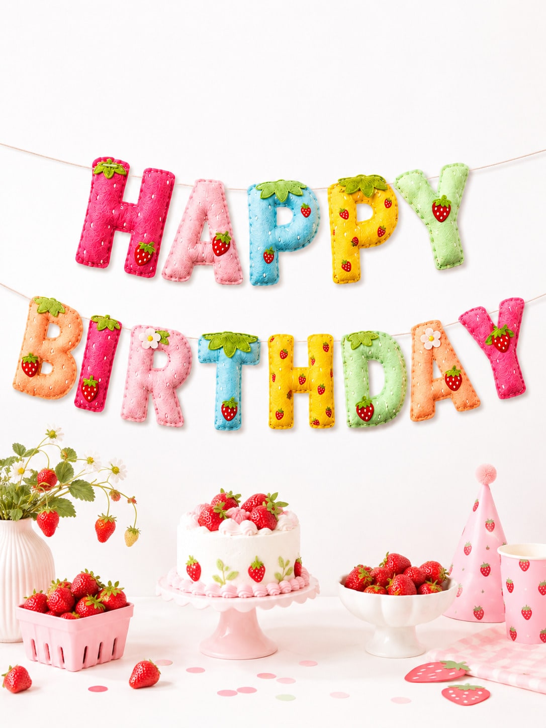 Strawberry Theme Happy Birthda – Dessert Table Backdrop Bewertung und Preis