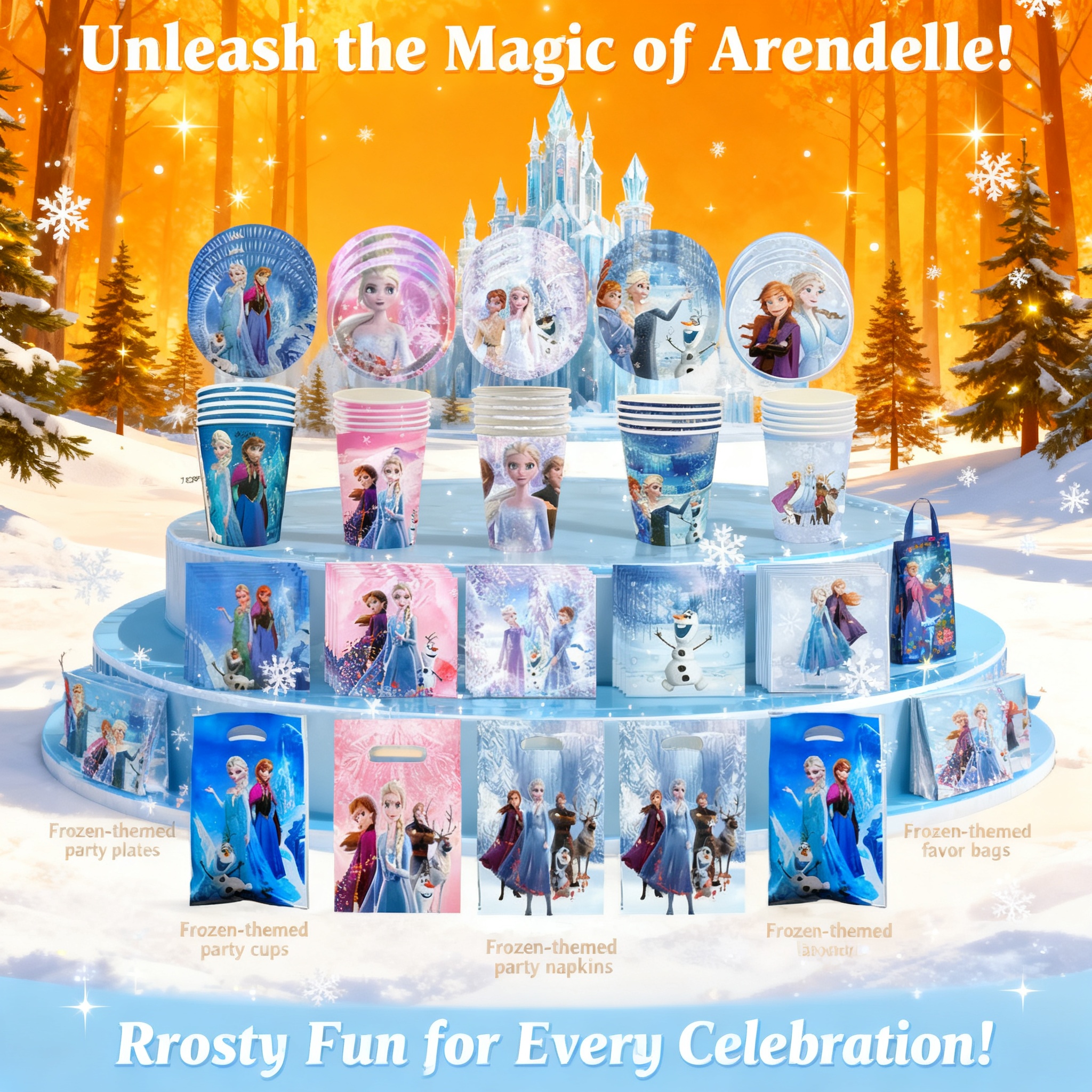 Frozen Elsa Anna Olaf Birthday – Supply Event Bewertung und Preis