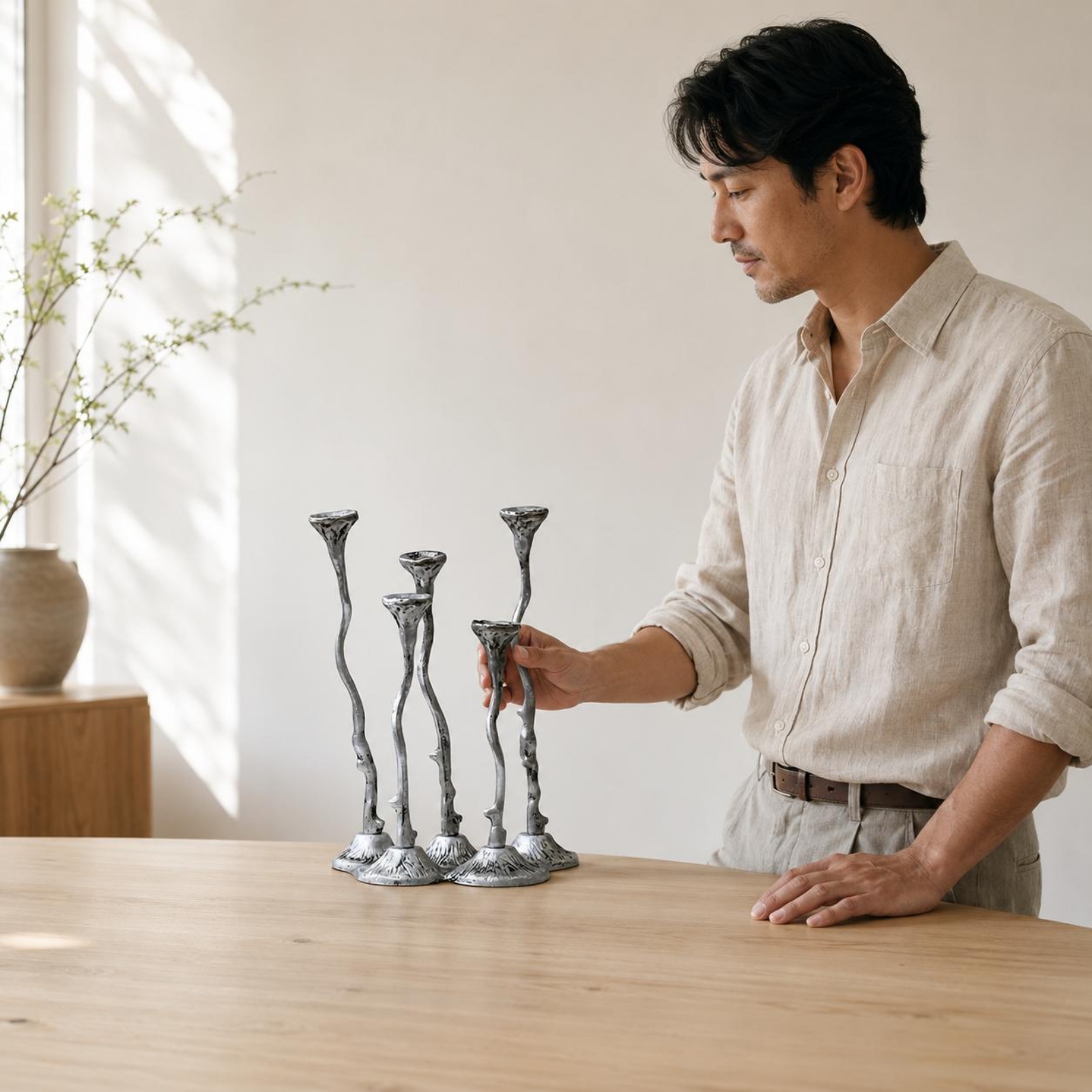 Cast Aluminum Candle Holder De – Centerpiece Stick Bewertung und Preis