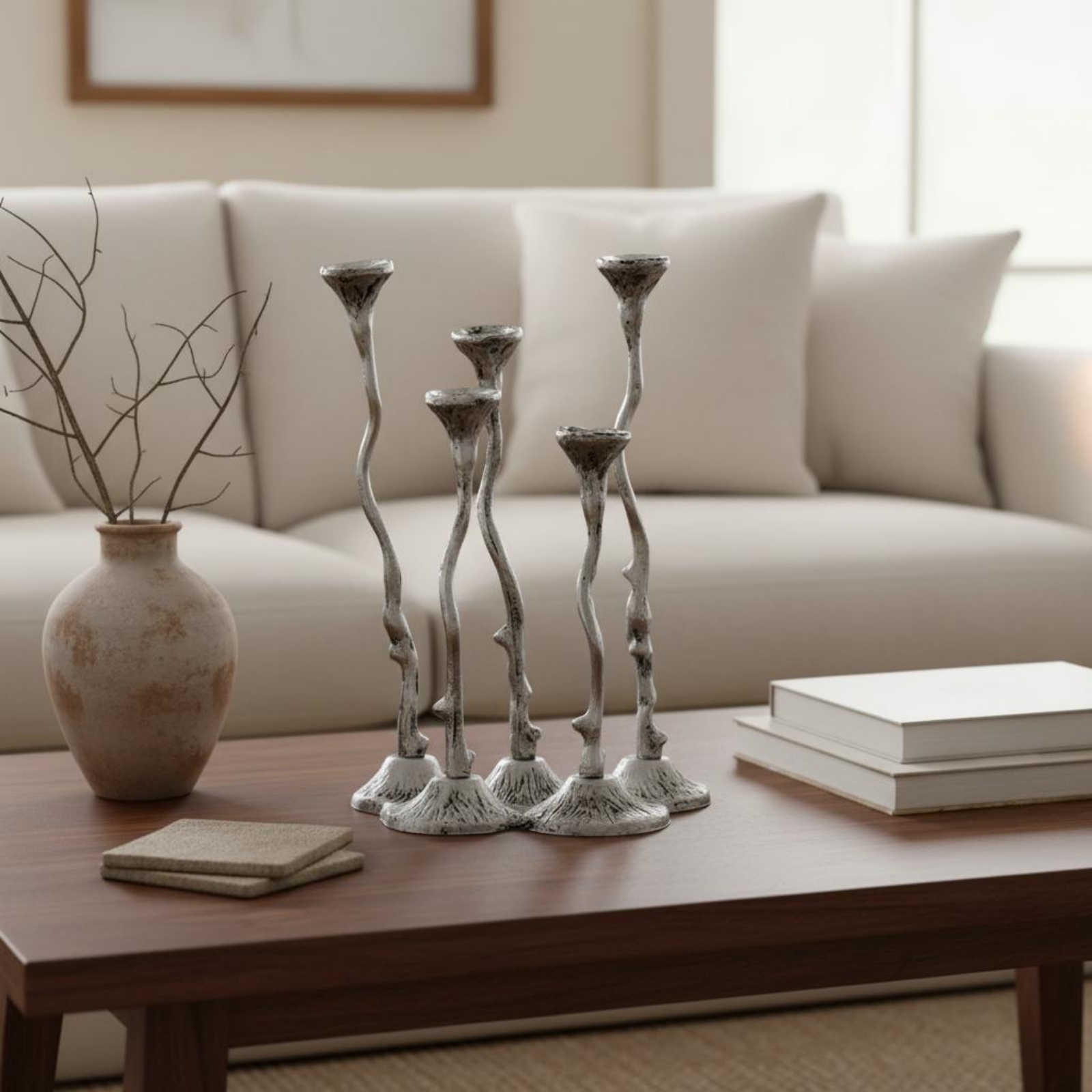 Cast Aluminum Candle Holder De – Centerpiece Stick Bewertung und Preis