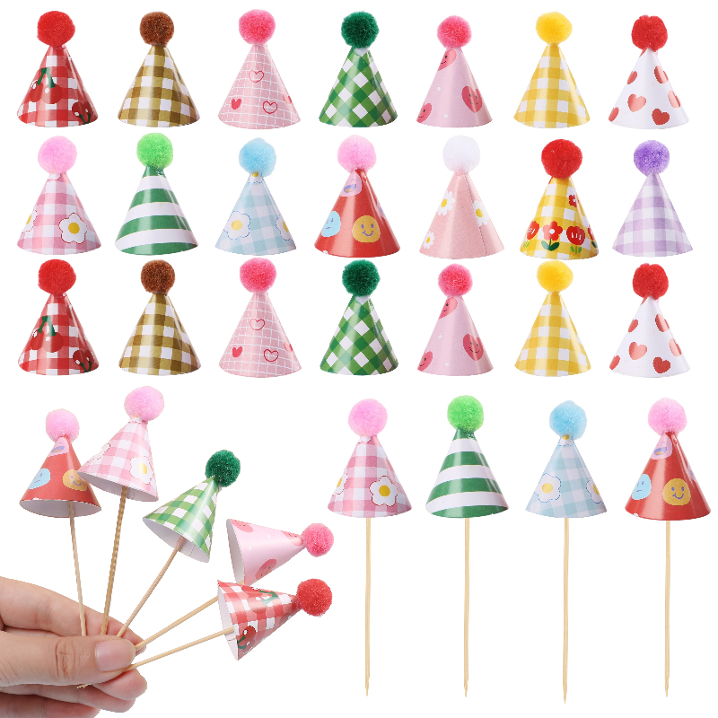 15/30Pcs Mini Party Hats Cake  – Party Hat Cone Bewertung und Preis
