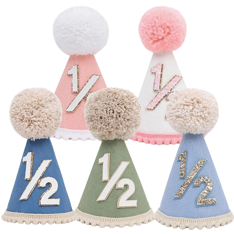 1/2 Birthday Hat Mini Cone Hat – Party Hat Cone Bewertung und Preis