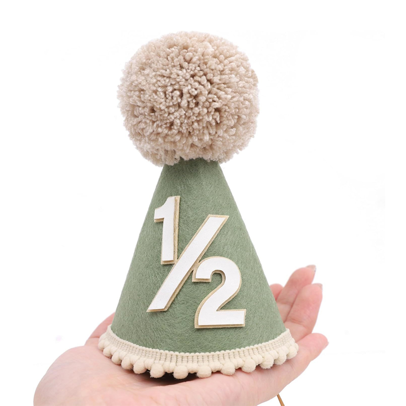 1/2 Birthday Hat Mini Cone Hat – Party Hat Cone Bewertung und Preis
