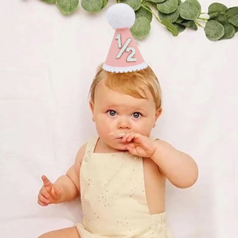 1/2 Birthday Hat Mini Cone Hat – Party Hat Cone Bewertung und Preis