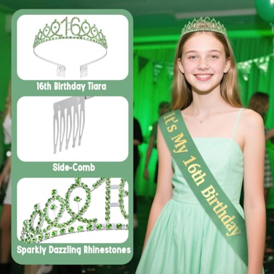 Birthday Decorations for Girls – Birthday Sash Glitter Bewertung und Preis
