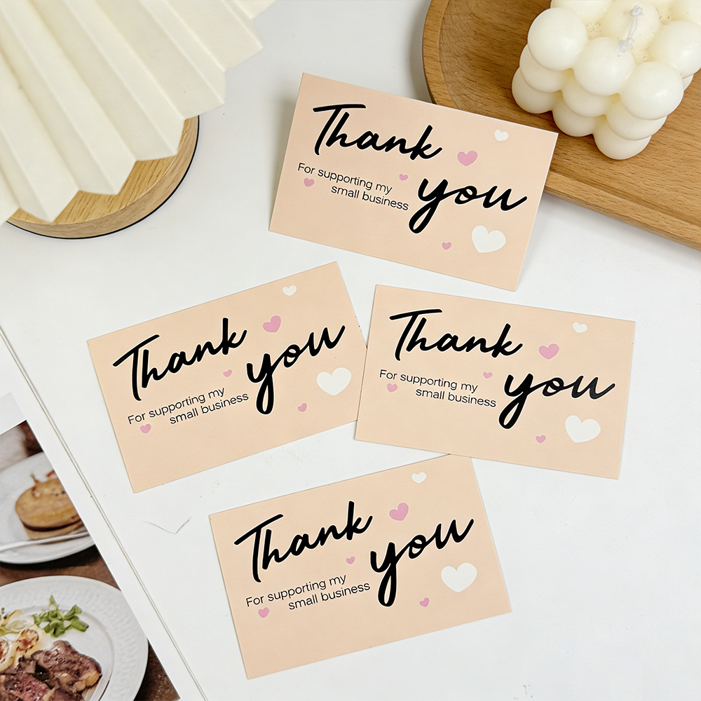 50/100pcs Thank You Cards, for – Party Event Supply Store Bewertung und Preis