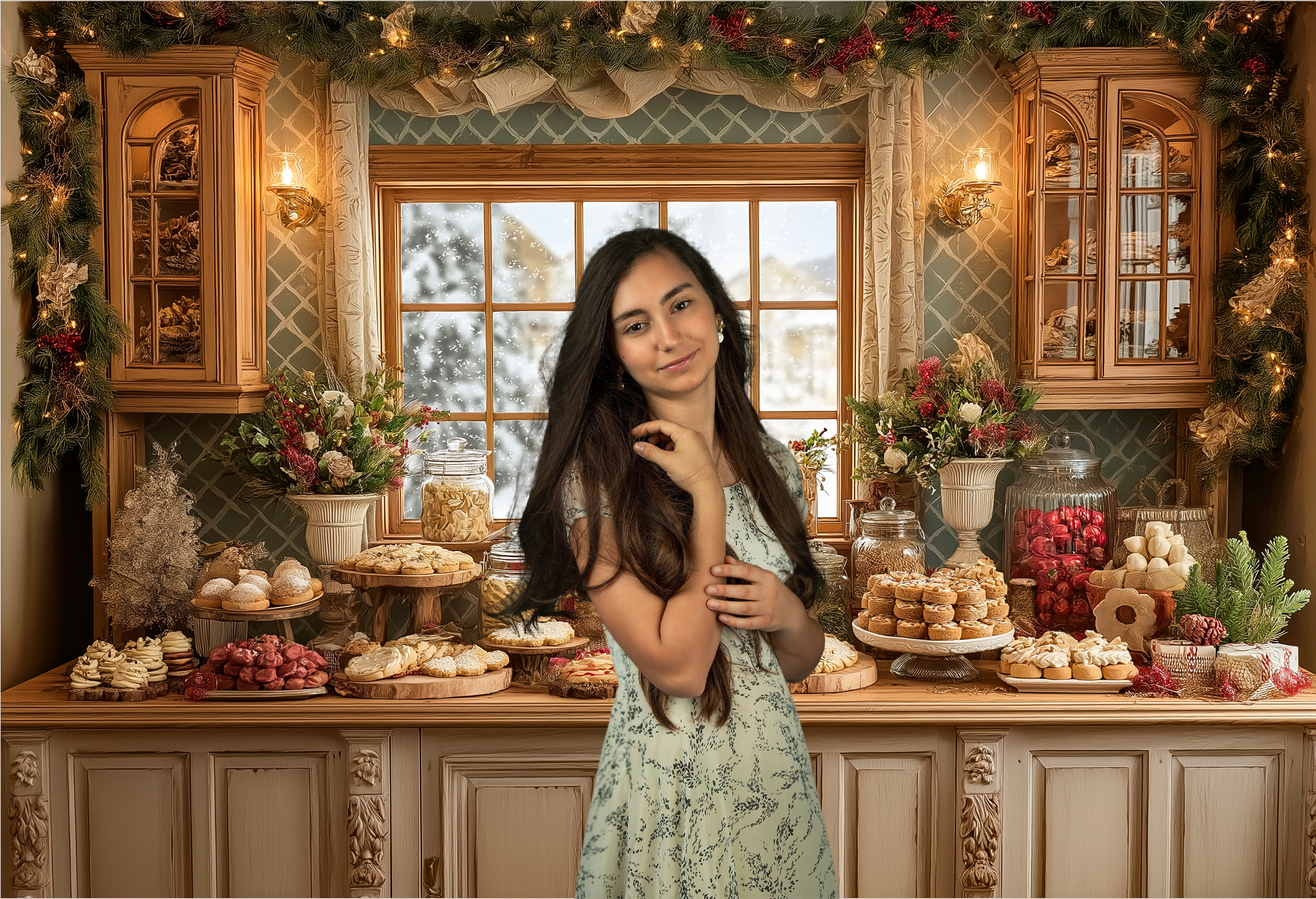 Christmas-Themed Dessert Table – Dessert Table Backdrop Bewertung und Preis