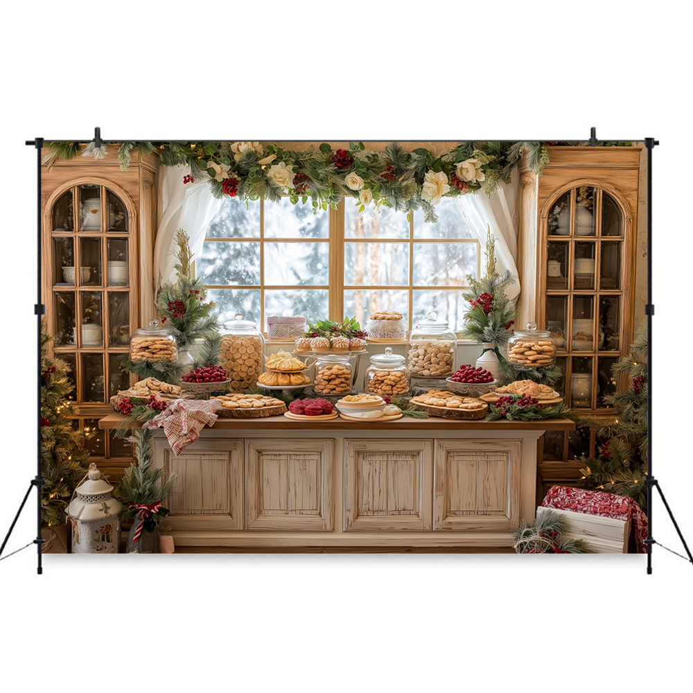 Christmas-Themed Dessert Table – Dessert Table Backdrop Bewertung und Preis