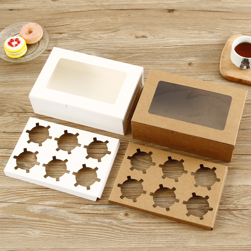 Cupcake Boxes with Clear Windo – Event Party Box Bewertung und Preis