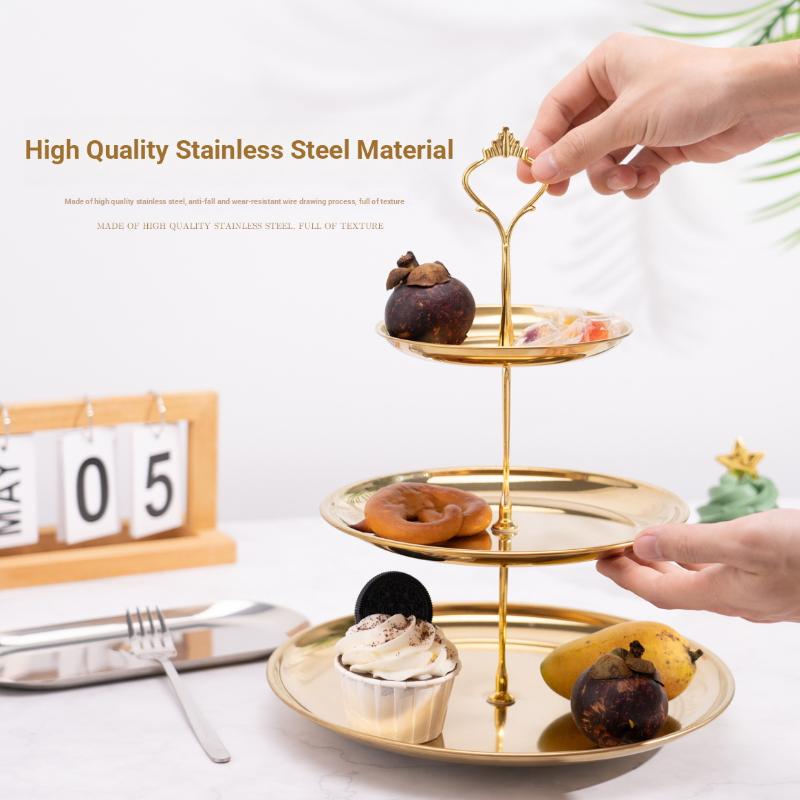 【CPI】Gold Silver 2/3-Tier Cake – Cupcake Stand Tier Bewertung und Preis