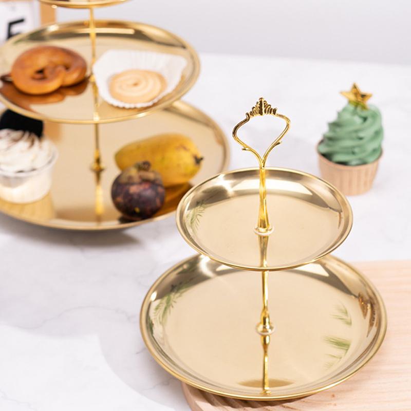 【CPI】Gold Silver 2/3-Tier Cake – Cupcake Stand Tier Bewertung und Preis
