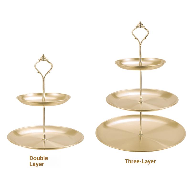 【CPI】Gold Silver 2/3-Tier Cake – Cupcake Stand Tier Bewertung und Preis