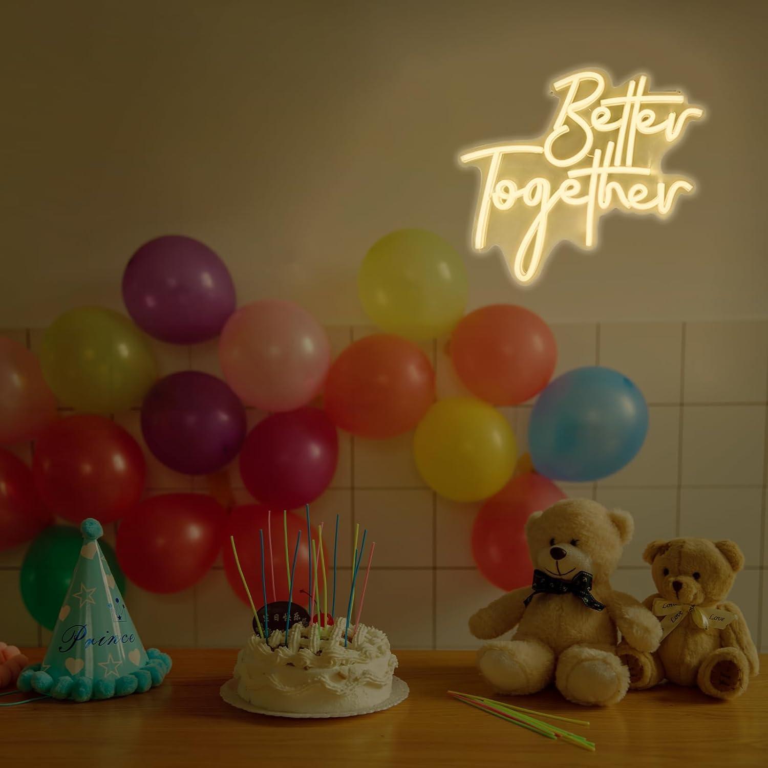 Better Together Neon Sign USB  – Neon Sign Party Bewertung und Preis