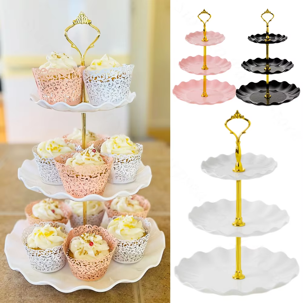3 Tier Dessert Cupcake Stand W – Cupcake Stand Tier Bewertung und Preis
